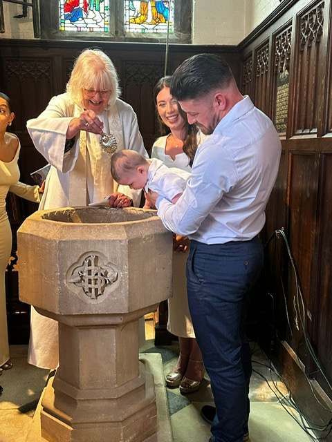 Reuben’s Christening